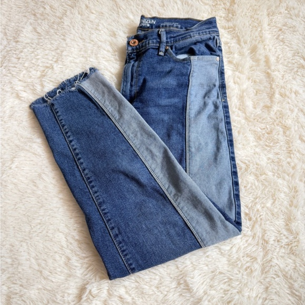 Denizen from Levi's Two-Tone High-Rise Jeans